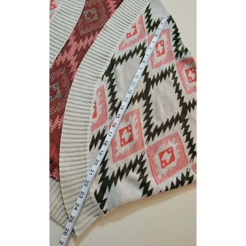Vintage Flaunt Accessories Aztec Shrug Sweater